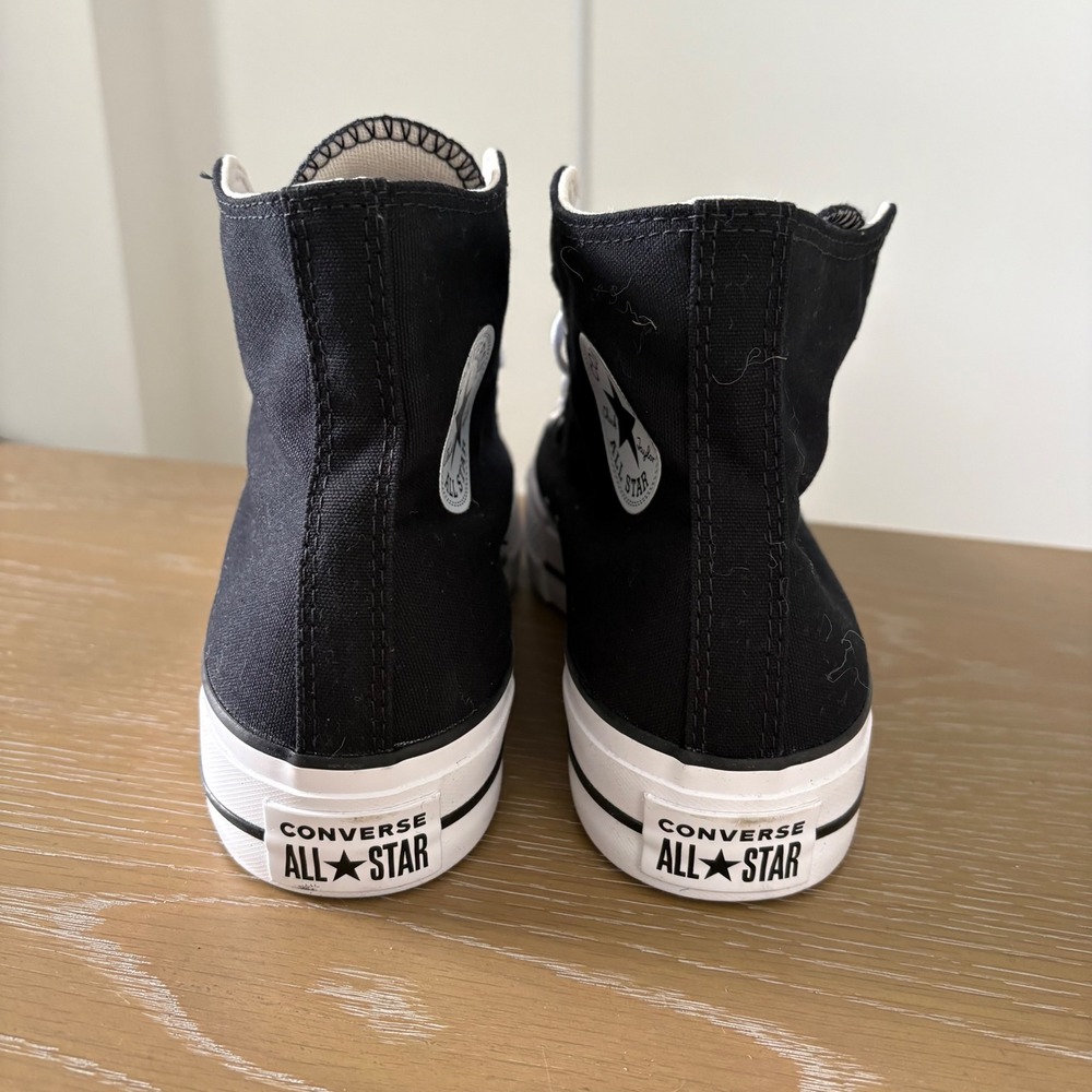 Converse Chuck Taylor All Star Lift Platform High Top Sneakers Womens Size 10 - Picture 6 of 10